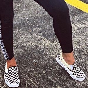 Classic Slip-On Vans black and white checker